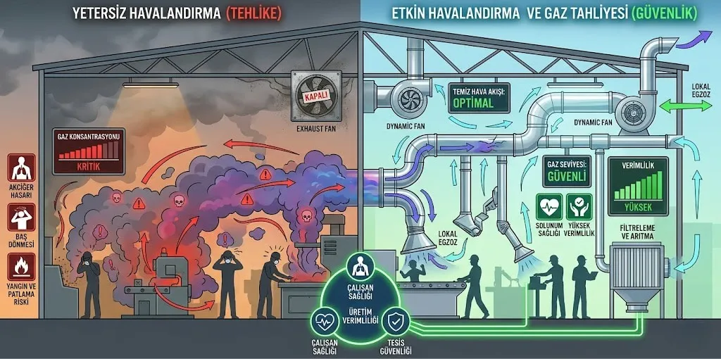Gaz tahliyesinin kritik önemi