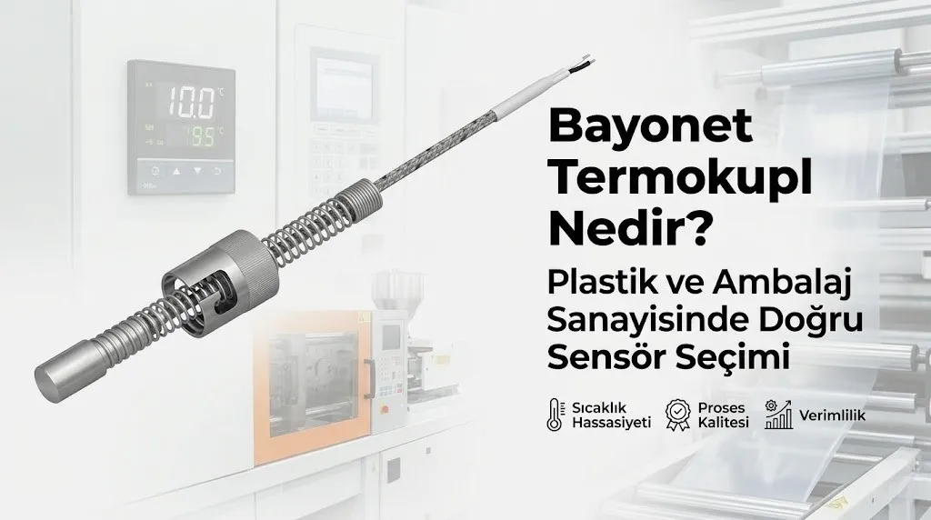 Bayonet Termokupl Nedir? Plastik ve Ambalaj Sanayisinde Doğru Sensör Seçimi