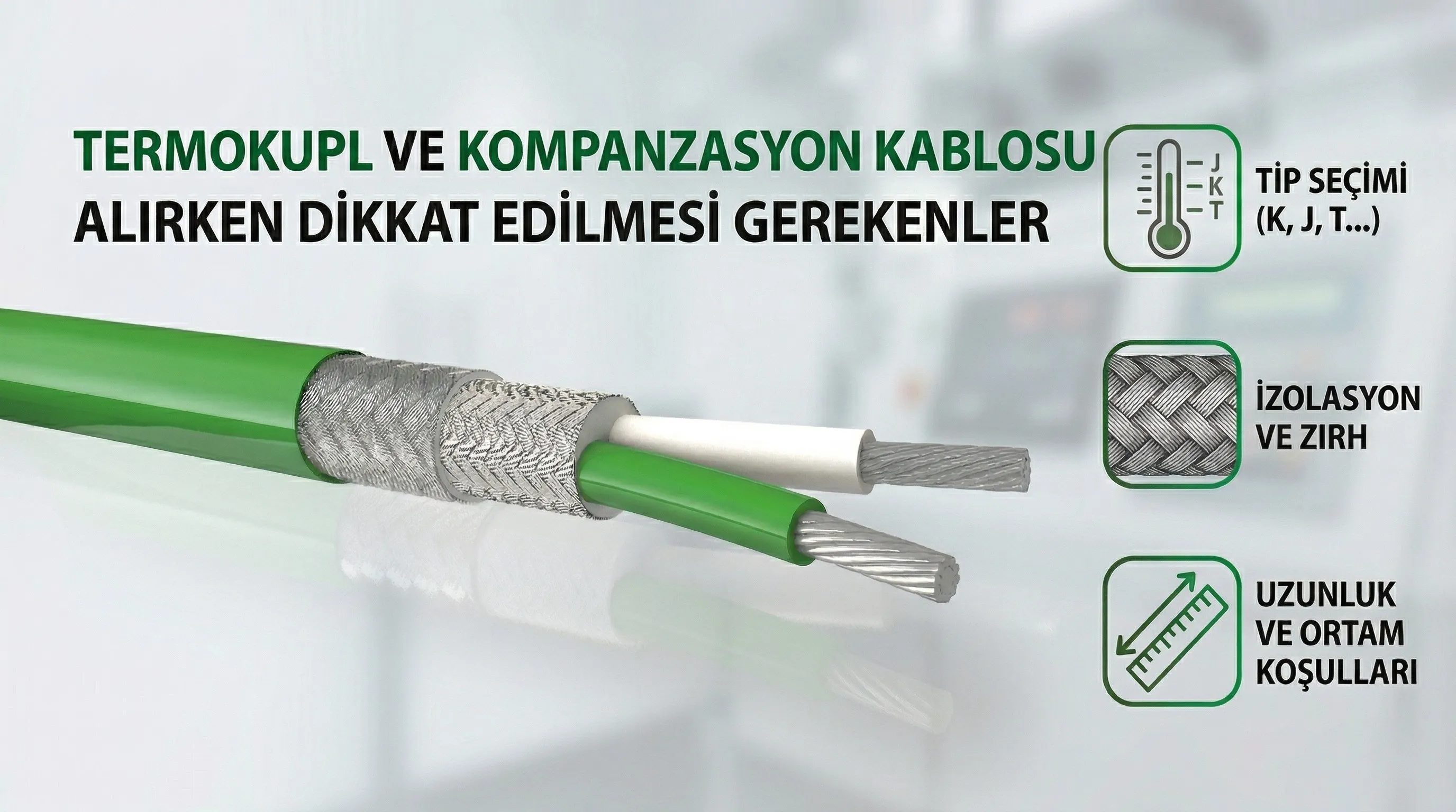 Termokupl ve Kompanzasyon Kablosu Alırken Dikkat Edilmesi Gerekenler