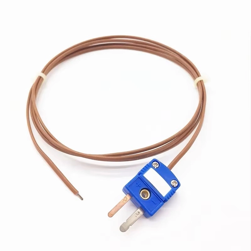 TTipi PTFE Teflon Yalıtımlı Termokupl Sensörü