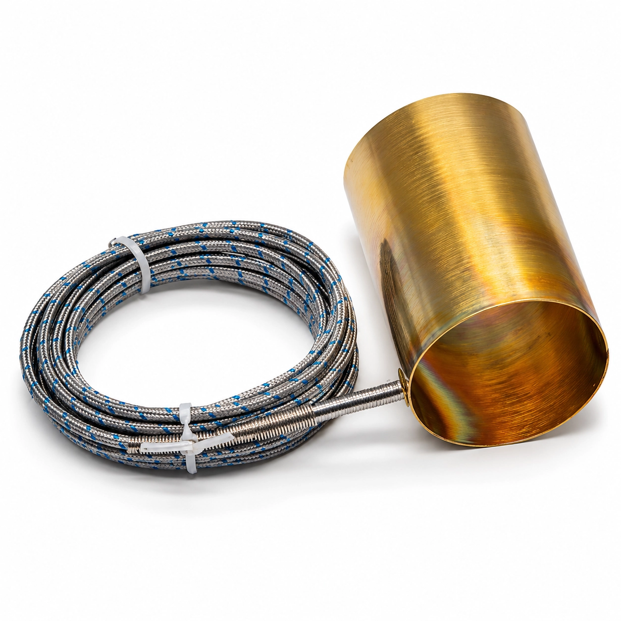 50*80mm Kelepçeli Nozul Tipi J Termokupl Sensör - 2 Metre Kablolu