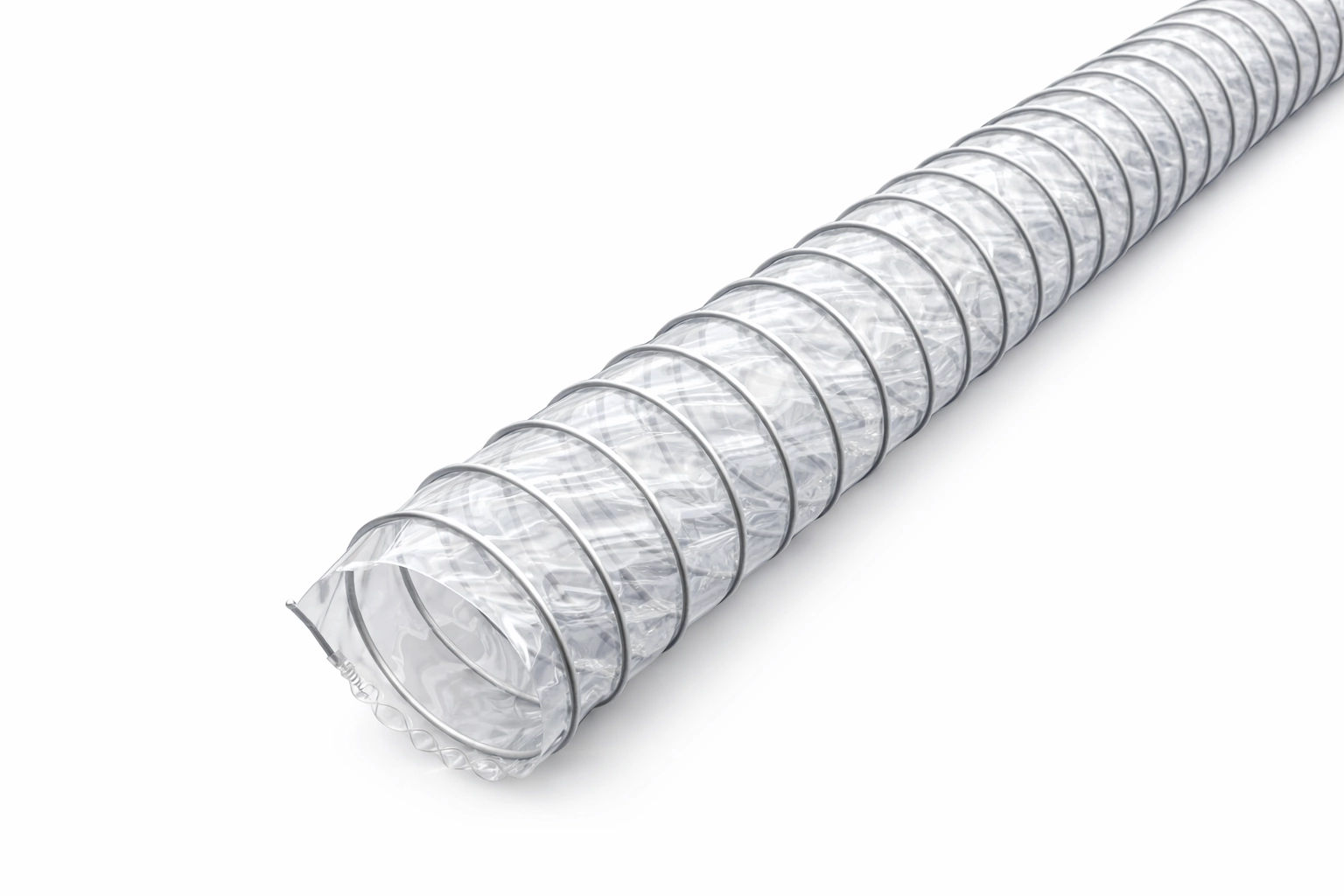 ThermoConnect 50 VIS — Şeffaf PVC Ultra Esnek HVAC Hortumu