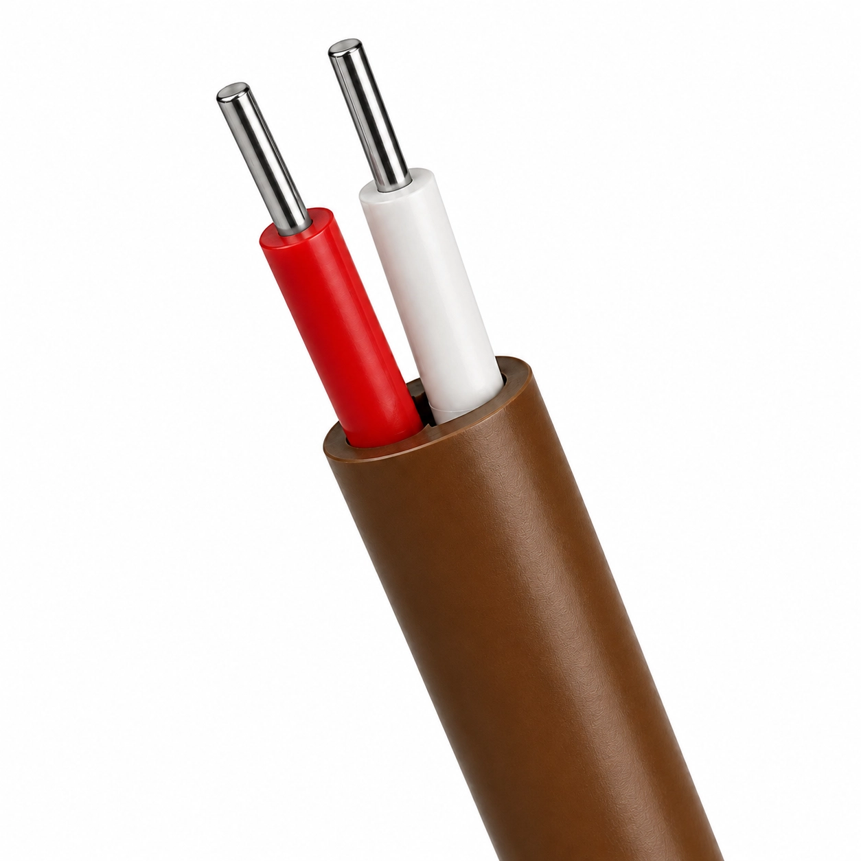 J Tipi (Fe-Const) ANSI Teflon Termokupl Kablosu 2x0,50 mm²