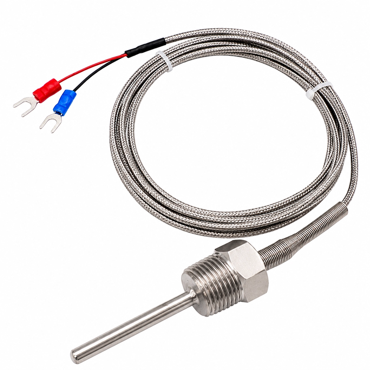 Sabit Kablolu K (NiCr-Ni) Termokupl 6x400 G1/2