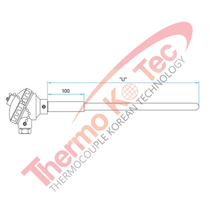 S Tipi Termokupl (PtRh10/Pt) Seramik Korumalı | 1600°C – ThermoKoTec