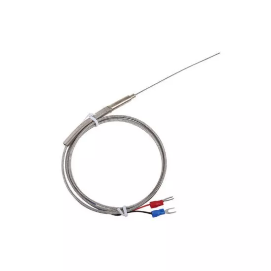TKT24-K3M11-300-1K — 1 Metre Kablolu K Tipi Termokupl Probu – Ø3x300 mm 310 Paslanmaz Çelik