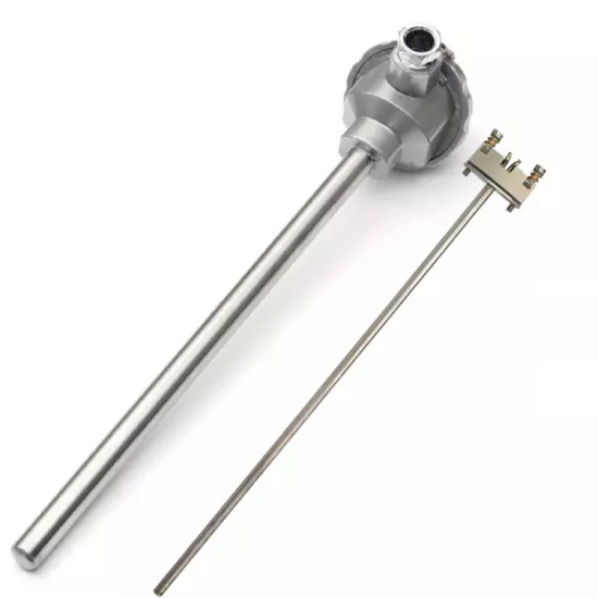 Kafalı Tip K (NiCr-Ni) İnsetli Termokupl 16x600mm