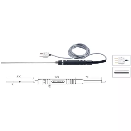Daldırma Tipi Sıcaklık Sensörü PT100 - NR-81530
