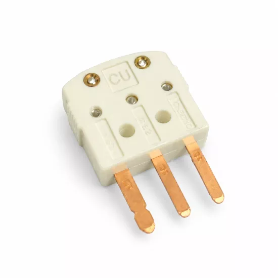 RTD (PT100 / PT1000) Tipi OMEGA Minyatür Konnektör 3 Pin - Erkek