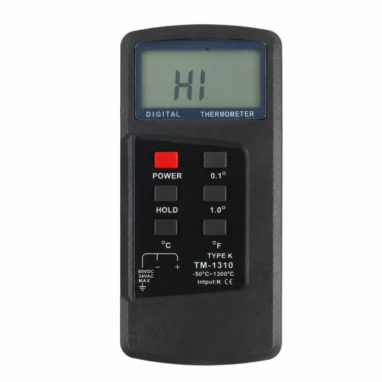 TM-1310 K Tipi Termokupl Girişli El Tipi Dijital Termometre