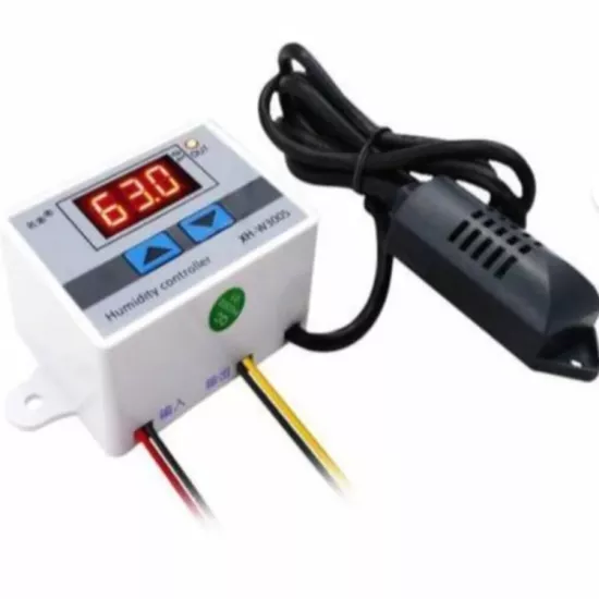 12V DC Dijital Nem Kontrol Cihazı Kuluçka Termostat 120W