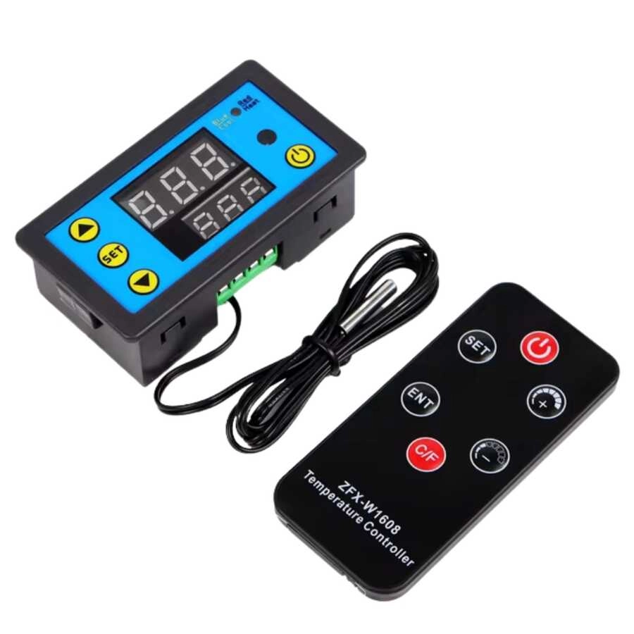 12V DC Uzaktan Kumandalı Dijital Termostat, Proplu